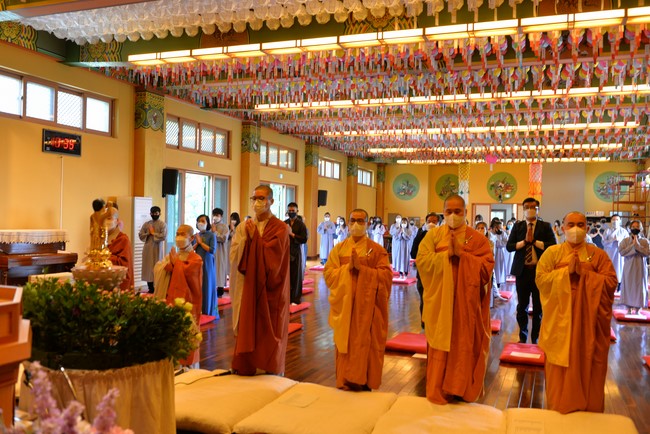 The Vesak Great Ceremony at Hoang Phap Temple in Jeonju City - South Korea